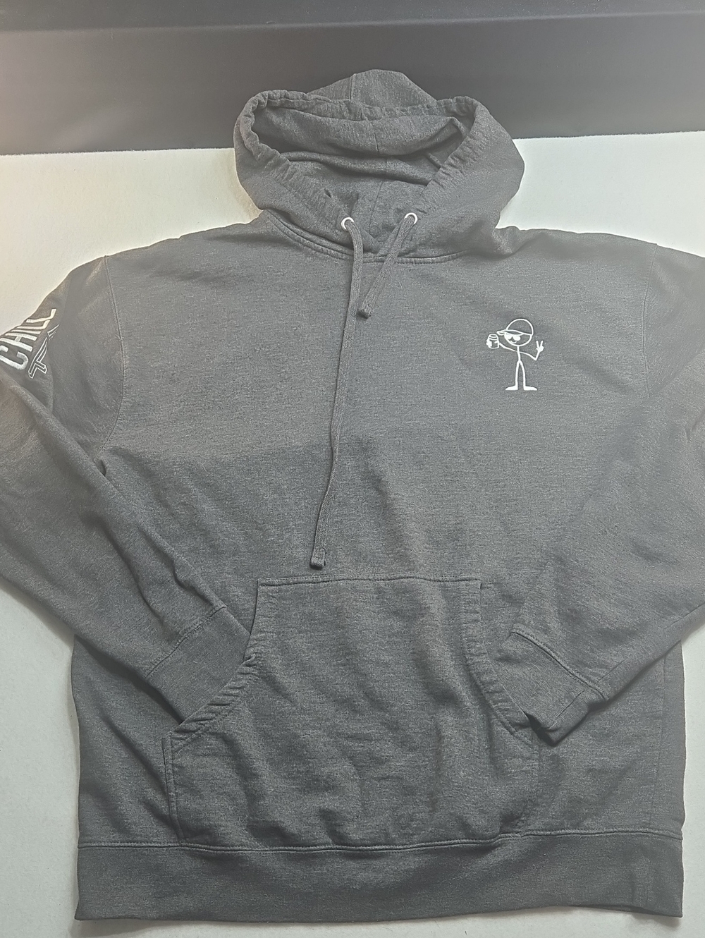 Chill AF Charcoal Gray Hooded Sweatshirt